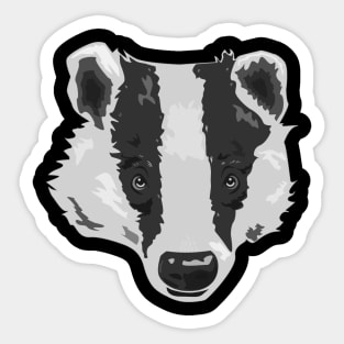 Badger Vector Portrait Sticker